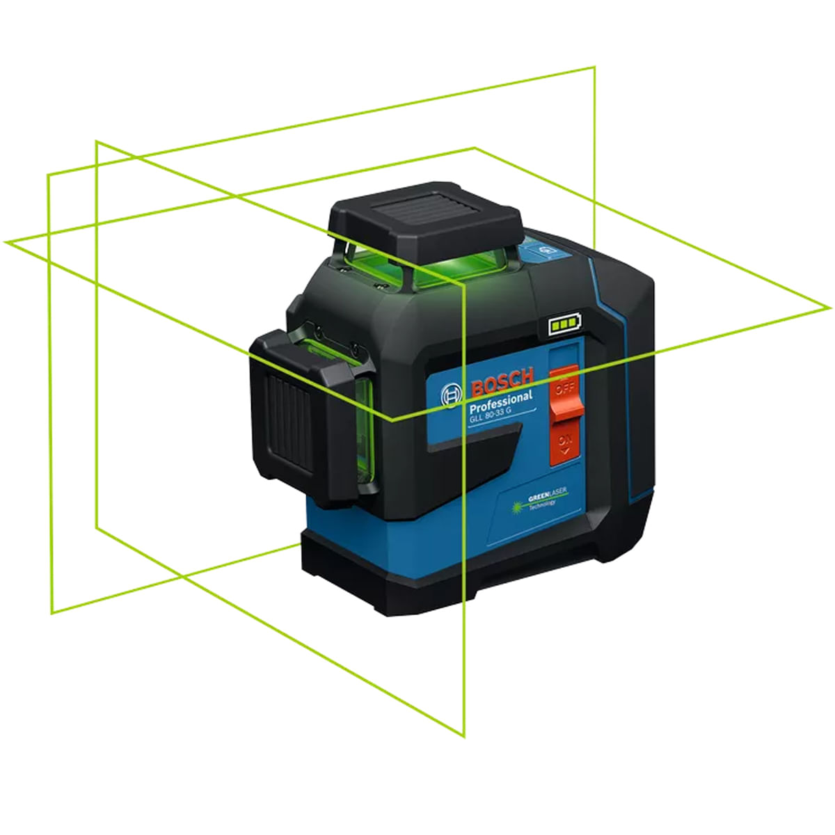 Nivelador a Laser de Chao GLL 80-33 G Professional Verde 3 Linhas 360° Bosch 81319_0